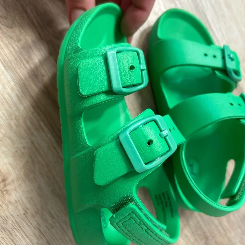 Cat & Jack Green Kids Sandals, size 9 - Picture 6 of 6